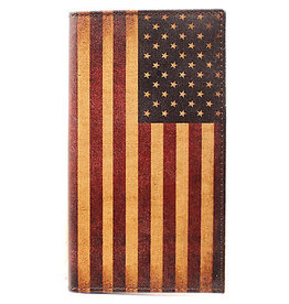 Nocona Nocona Distressed Flag Rodeo Wallet N5416497