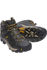 Keen Men’s Lansing Raven/Tawny Olive 1018079 Mid Waterproof Steel Toe Work Boots