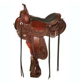 Circle Y Julie Goodnight Wind River Trail Saddle 1750-1701-05 17" Seat, Wide Tree