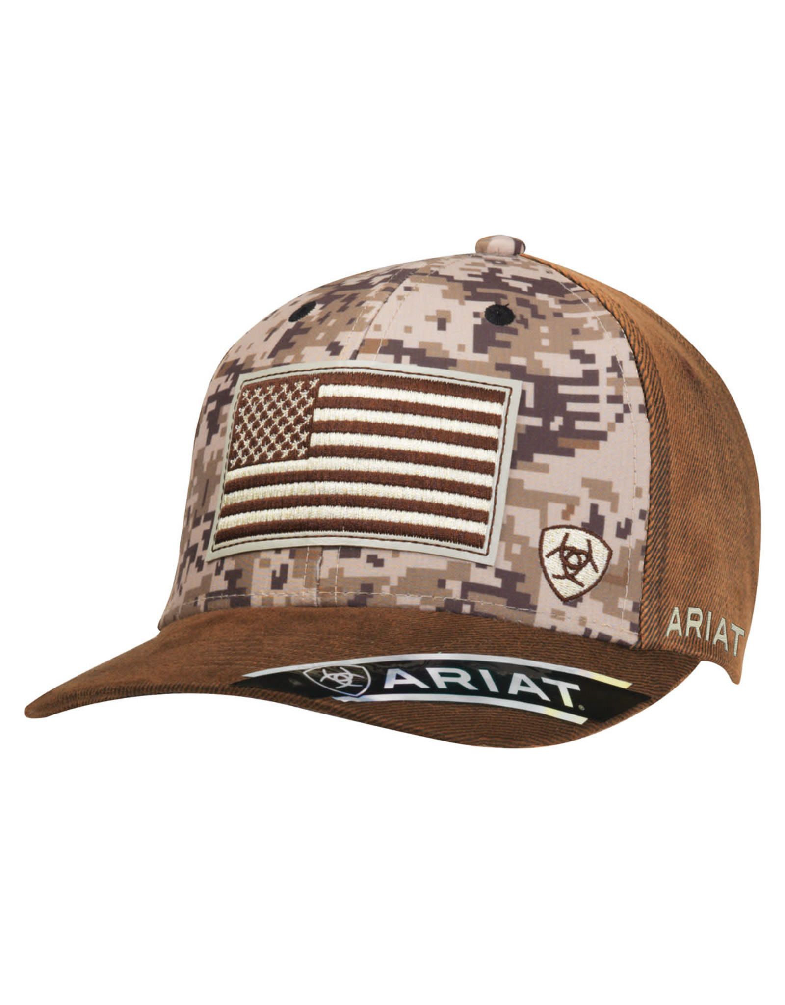 Ariat Digital Camo With Flag Logo Cap 15094156