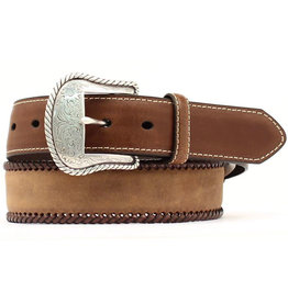 Nocona Nocona Distressed Whip Stitch Concho Belt N2475644 DISC.