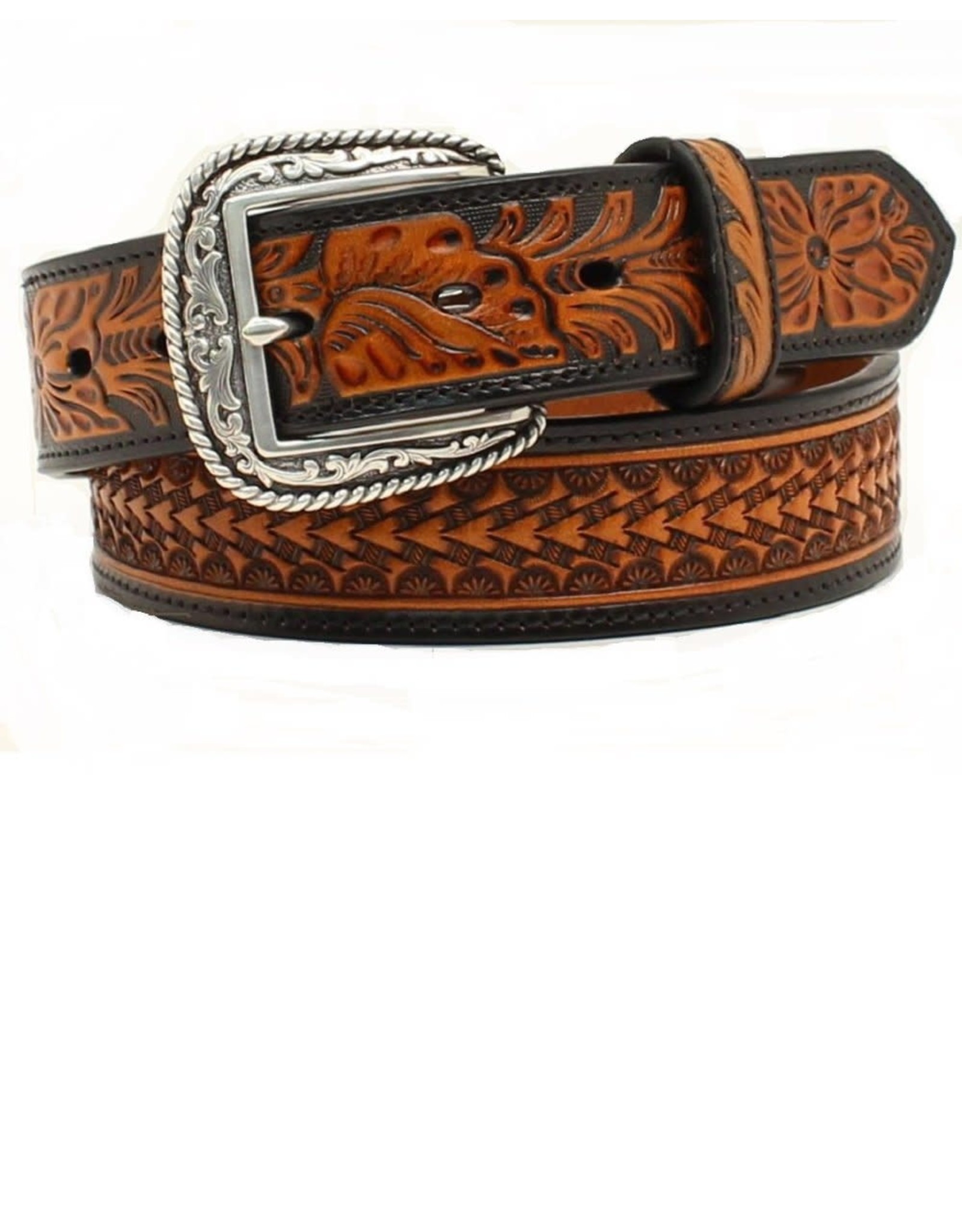 Ariat Men's Two-Tone Tooling Belt A1020867