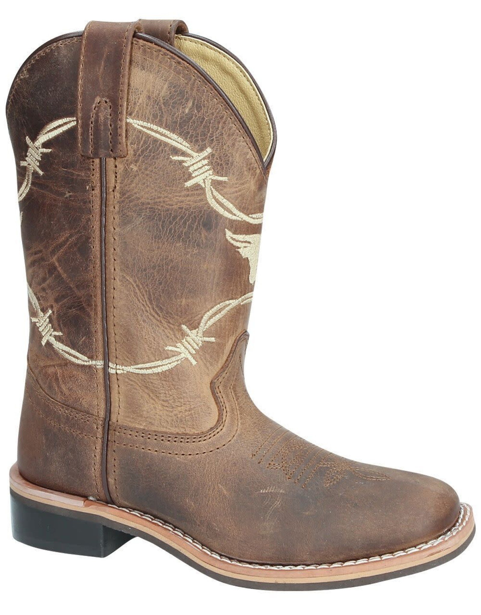 Smoky Mountain Kid's Logan Steerhead & Barbwire 3923 Western Boots
