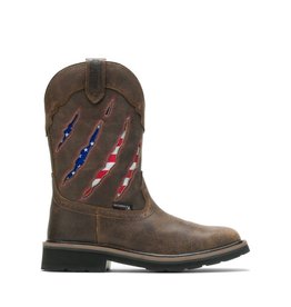 Wolverine Men’s Rancher American Flag Claw Steel Toe W201218 Work Boots