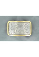 Nocona Nocona Square Floral 37230 Buckle