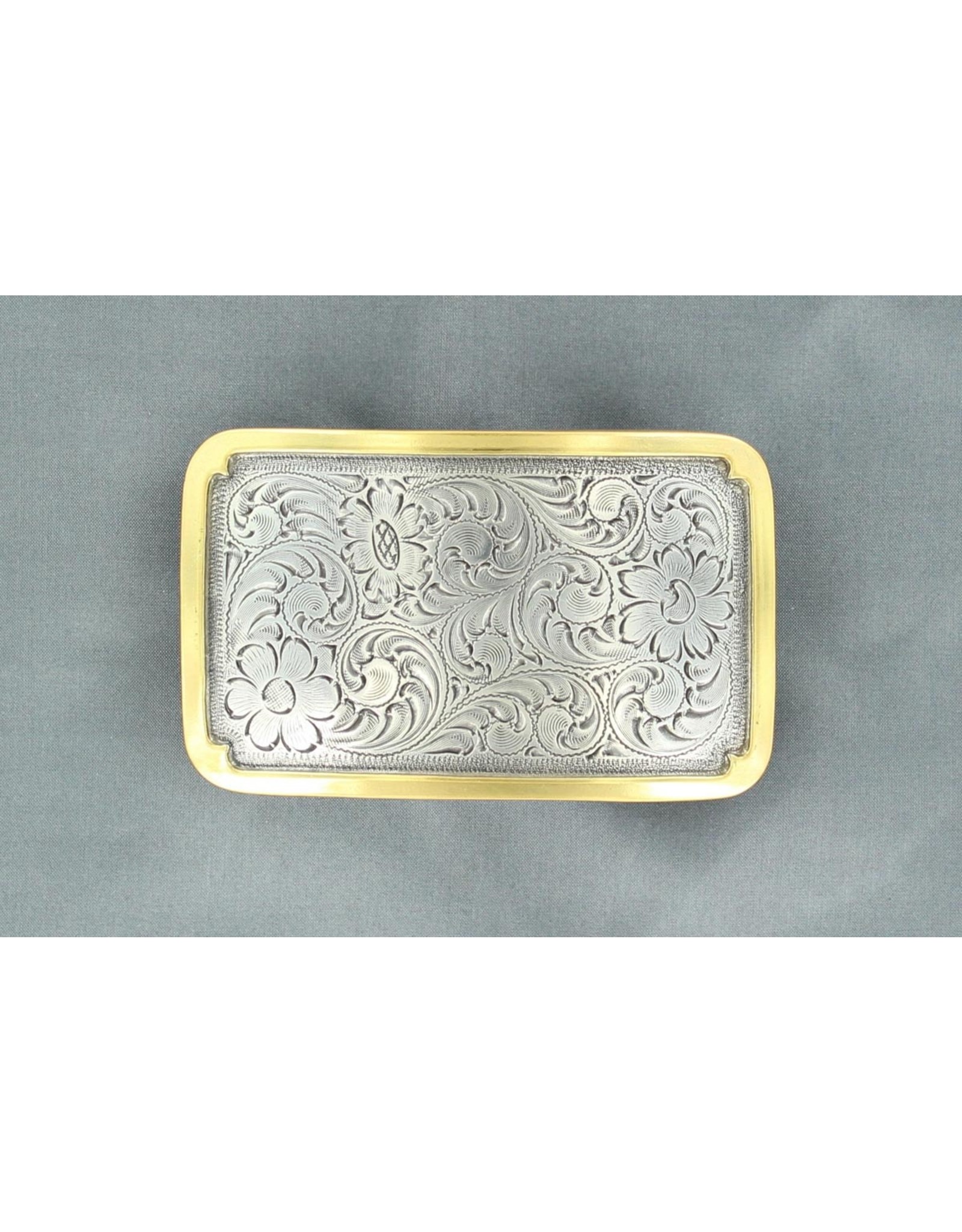 Nocona Nocona Square Floral 37230 Buckle