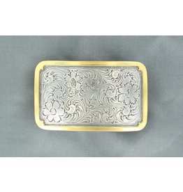 Nocona Nocona Square Floral 37230 Buckle