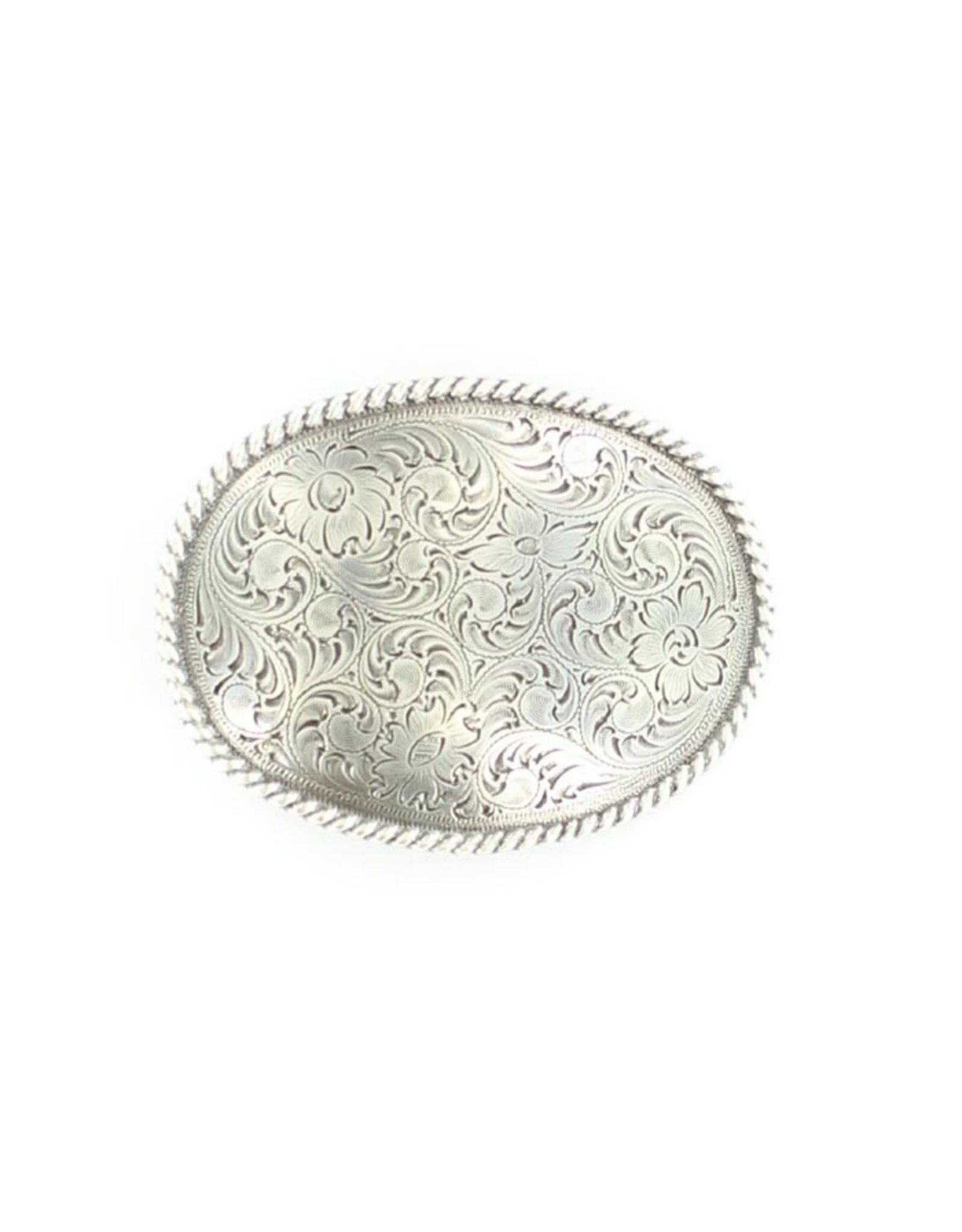 Nocona Nocona Silver Floral 37222 Buckle