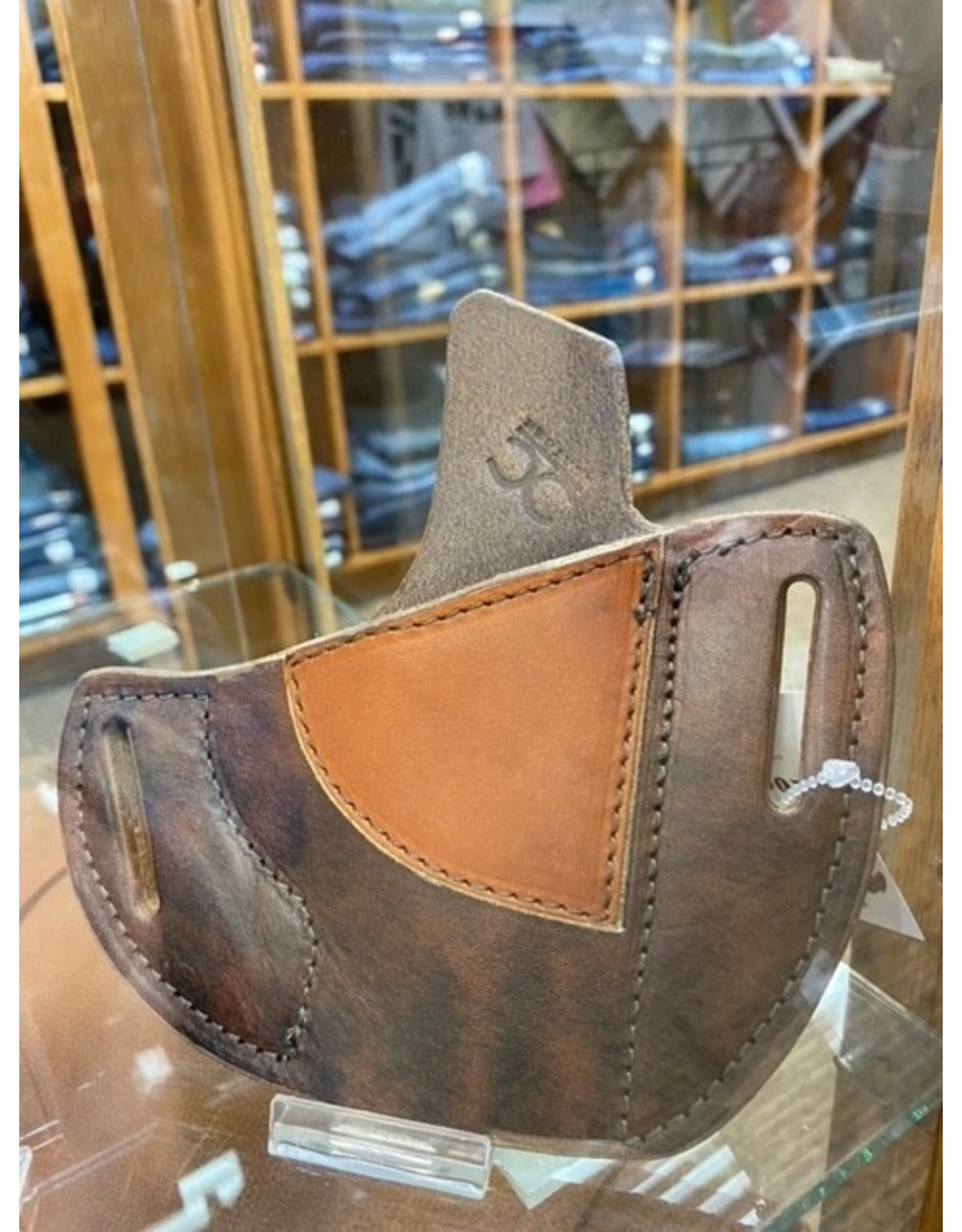 Chase Combs Leather Two-Tone Gun Holster