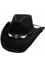 Bullhide Bullhide Skynard Black Felt  0445BL Cowboy Hat