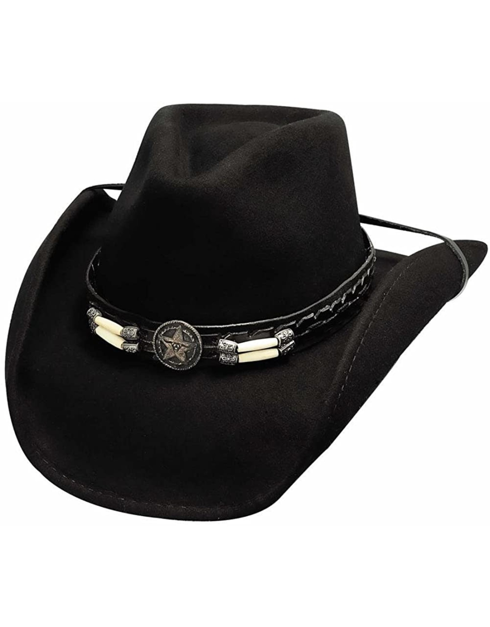 Bullhide Bullhide Skynard Black Felt  0445BL Cowboy Hat