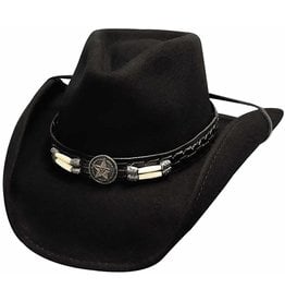 Bullhide Bullhide Skynard Black Felt  0445BL Cowboy Hat
