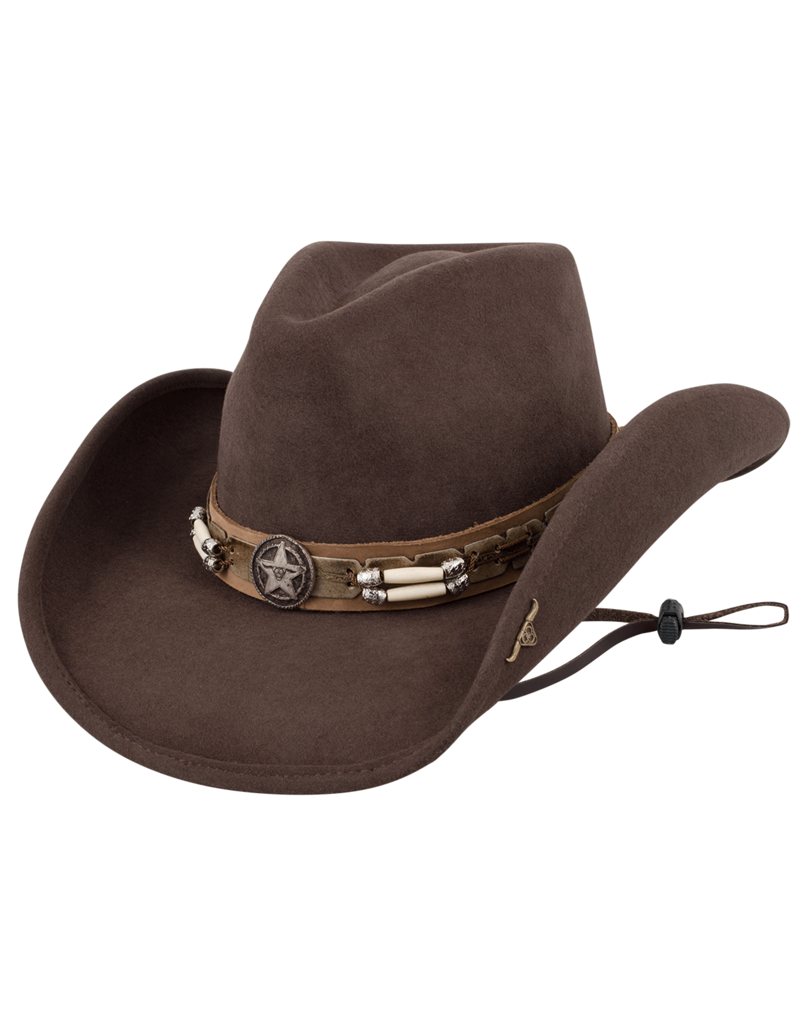 Bullhide Bullhide Skynard Chocolate Felt 0445CH Cowboy Hat