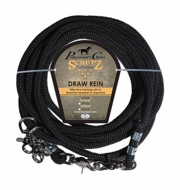 Schutz Bros Schutz Bros. Black Corded 7CDR Draw Reins