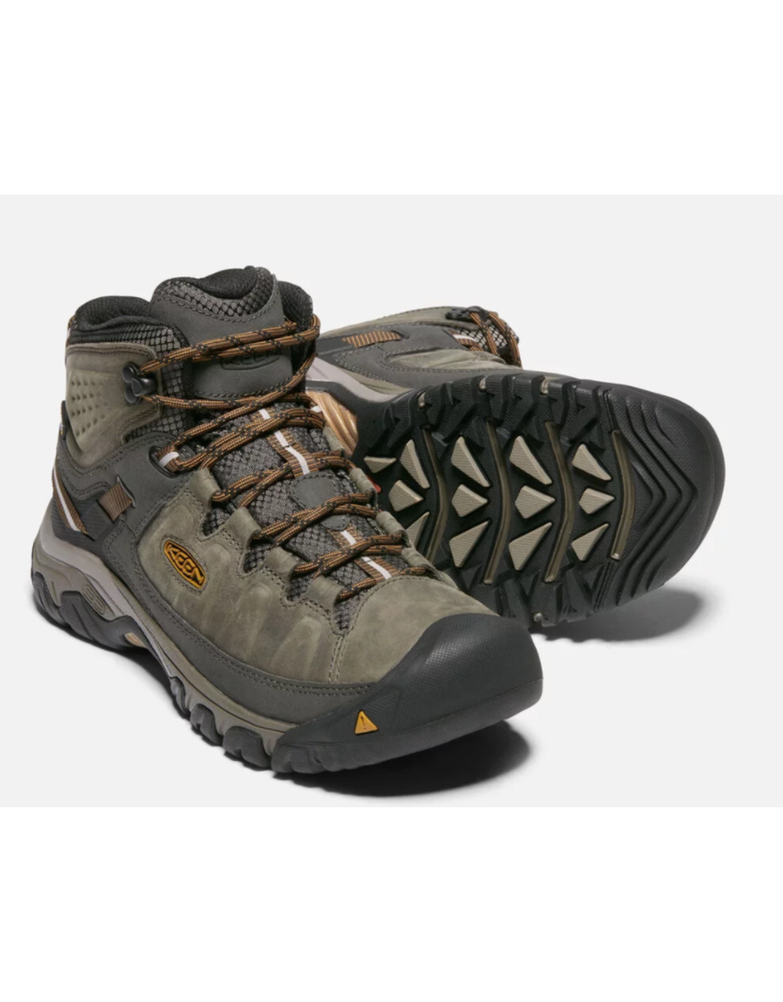 Keen Men’s Outdoor Targhee III Mid Waterproof Black/Olive 1017787 Hiking Shoes