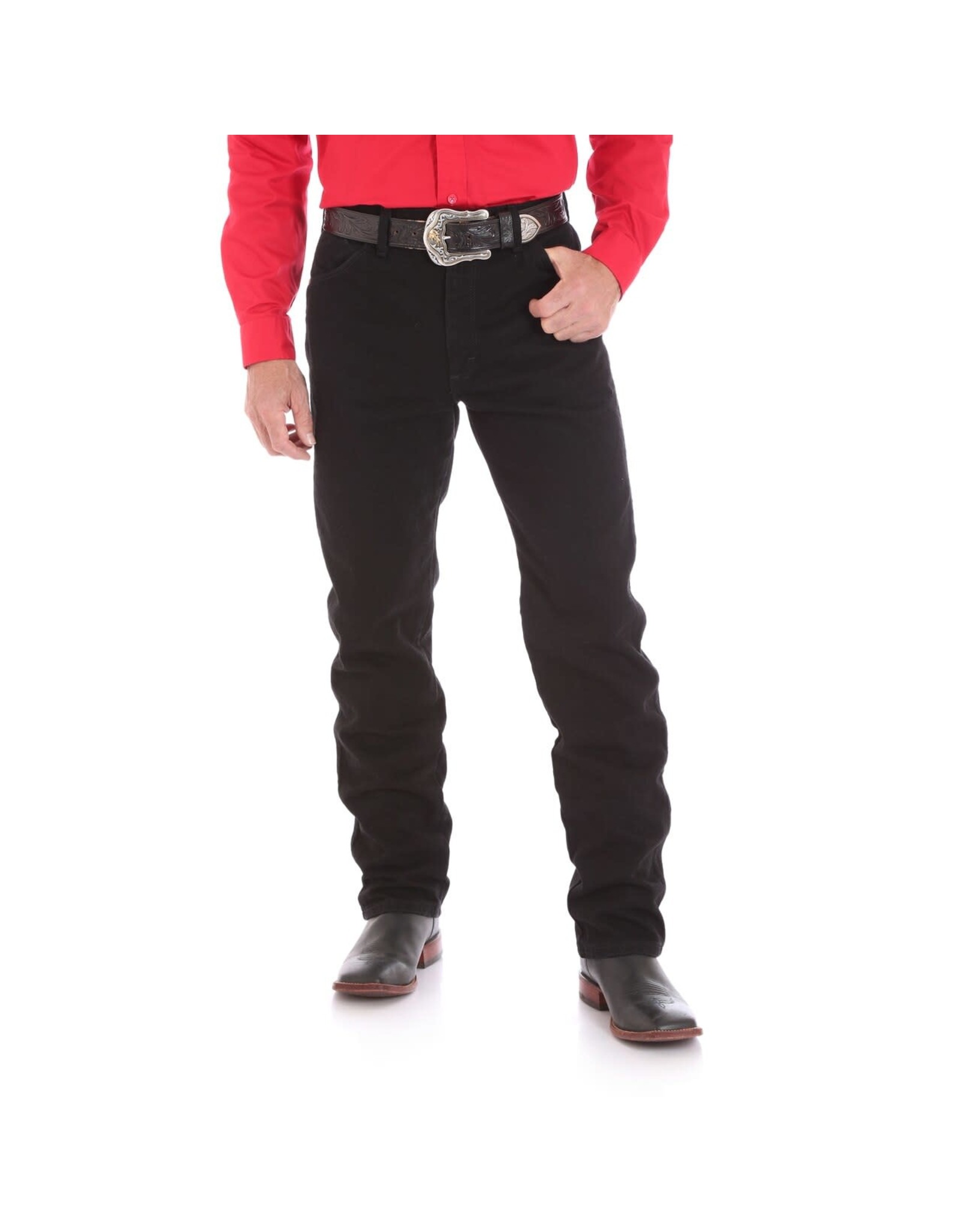 Wrangler Wrangler Mens Black 13MWZWK Original Fit Jeans