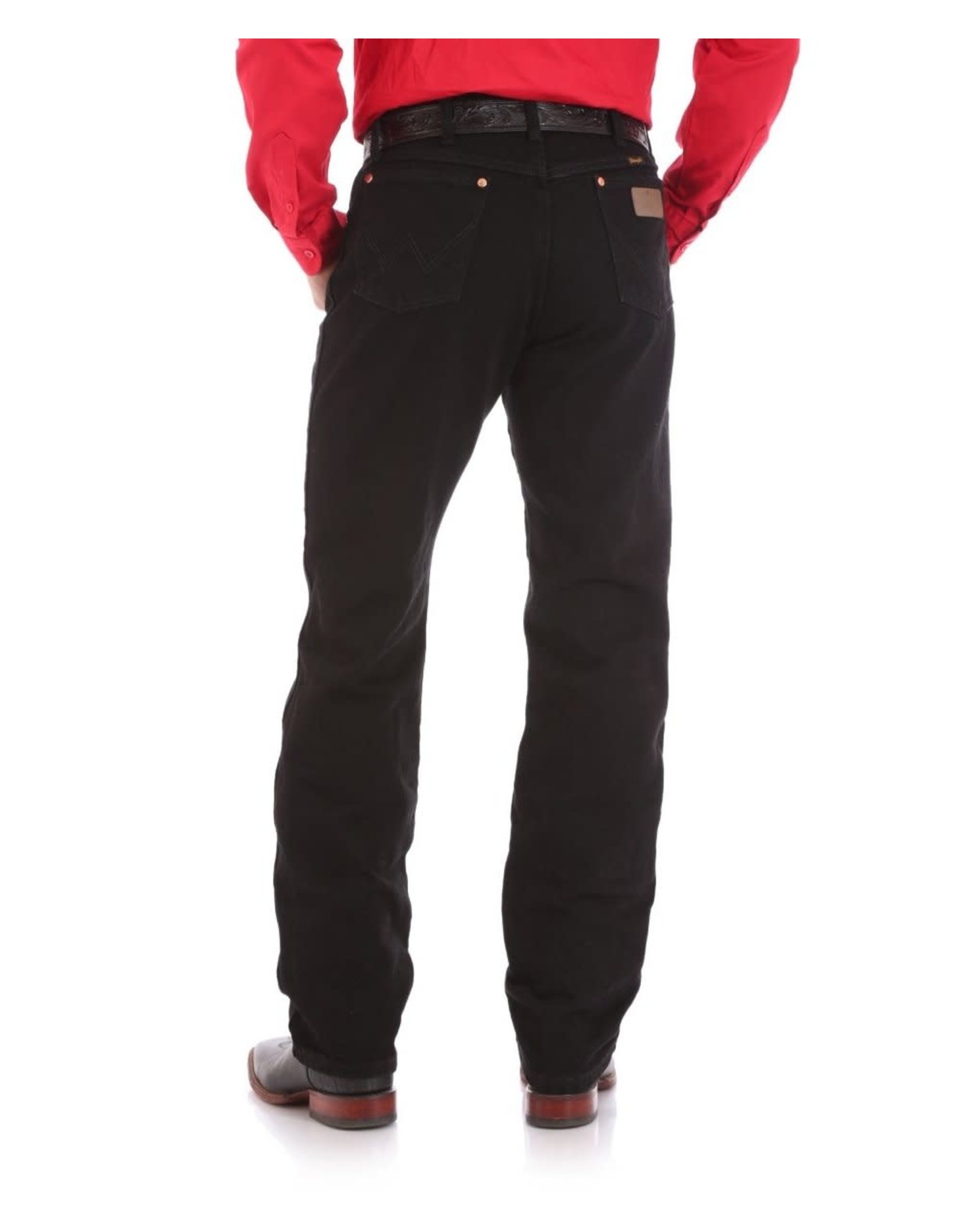 Wrangler Wrangler Mens Black 13MWZWK Original Fit Jeans