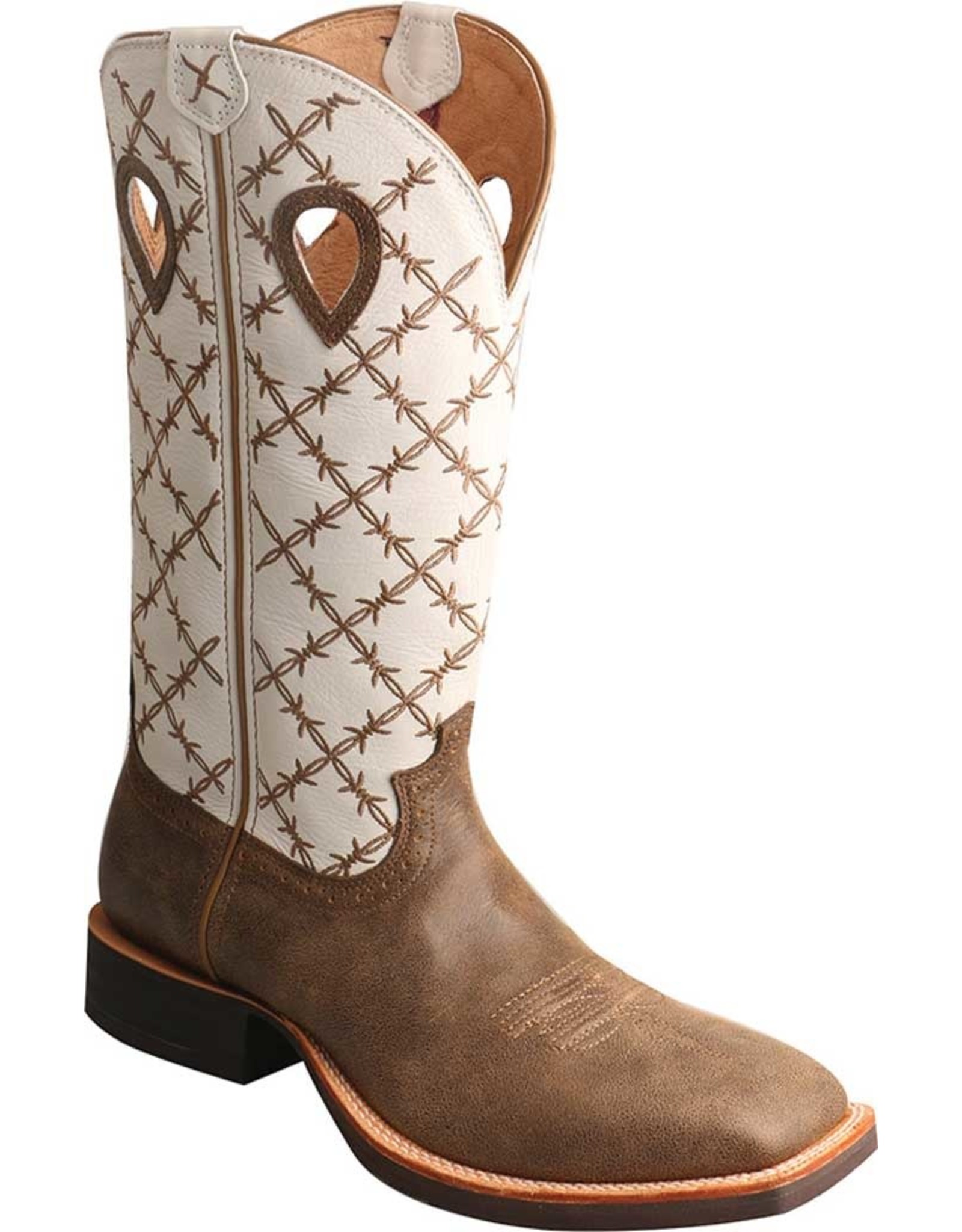 Twisted X Men's White Ruff Stock MRS0056 Western Boots