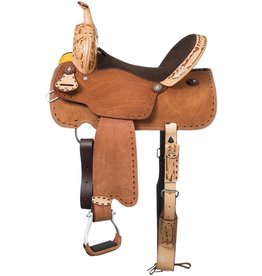 Royal King Reno Rough Out  14" Wide Tree RK2954-80-14 Barrel Saddle