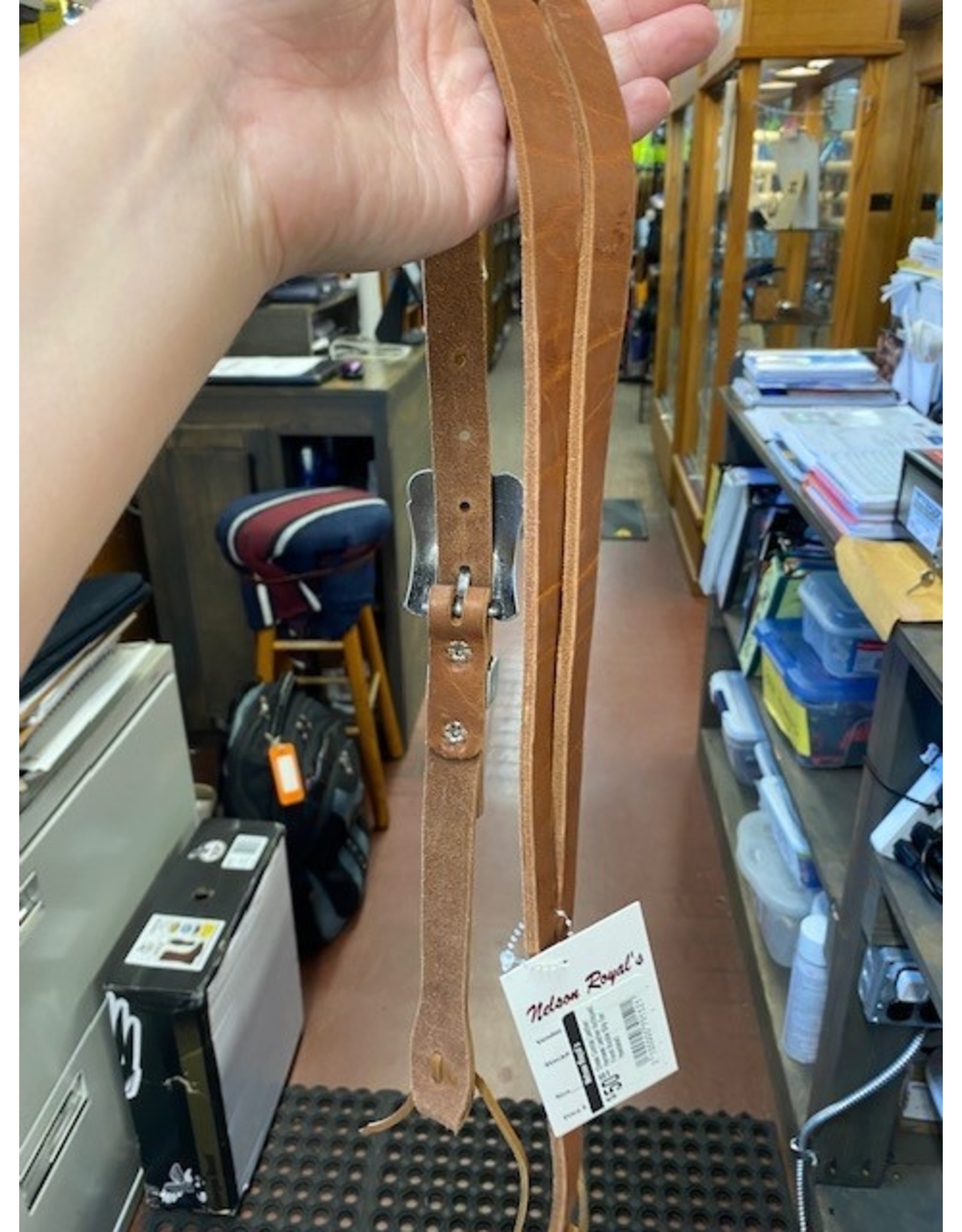 Chase Combs Leather Chase Combs Leather Harness Leather Antiqued Floral Buckle Split Ear Headstall