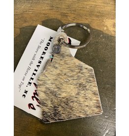 Chase Combs Leather Hair-On Mini Dreamcatcher Keychain