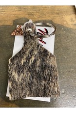 Chase Combs Leather Chase Combs Leather Hair-On Mini Copper Arrowhead Keychain
