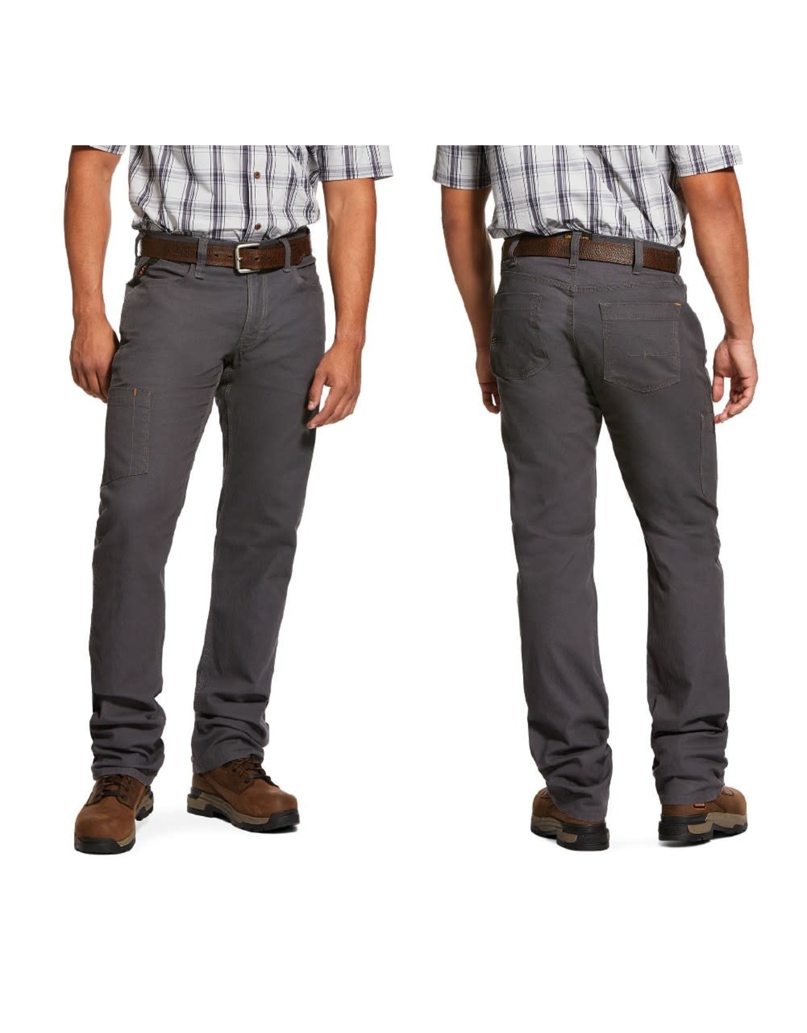 Ariat Men's Rebar M4 Durastretch Rebar Gray 10030250 Work Pants