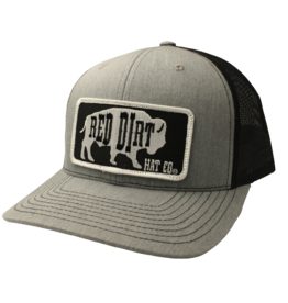 Red Dirt Hat Company Black Original Buffalo RDHC62 Heather Grey/Black Cap