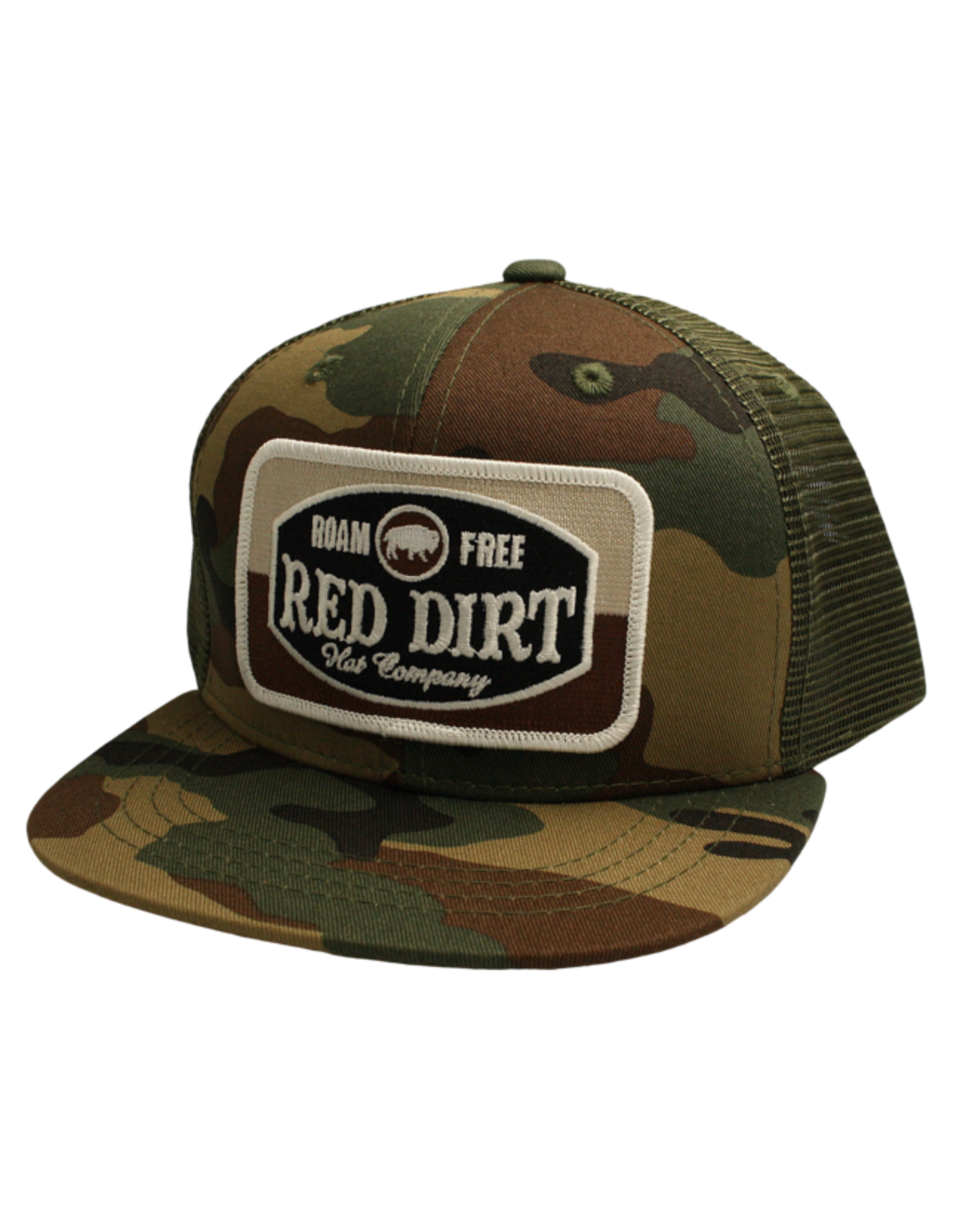 Red Dirt Hat Company Roam Free Camo/Army Green RDHCY15 Youth Snapback Cap