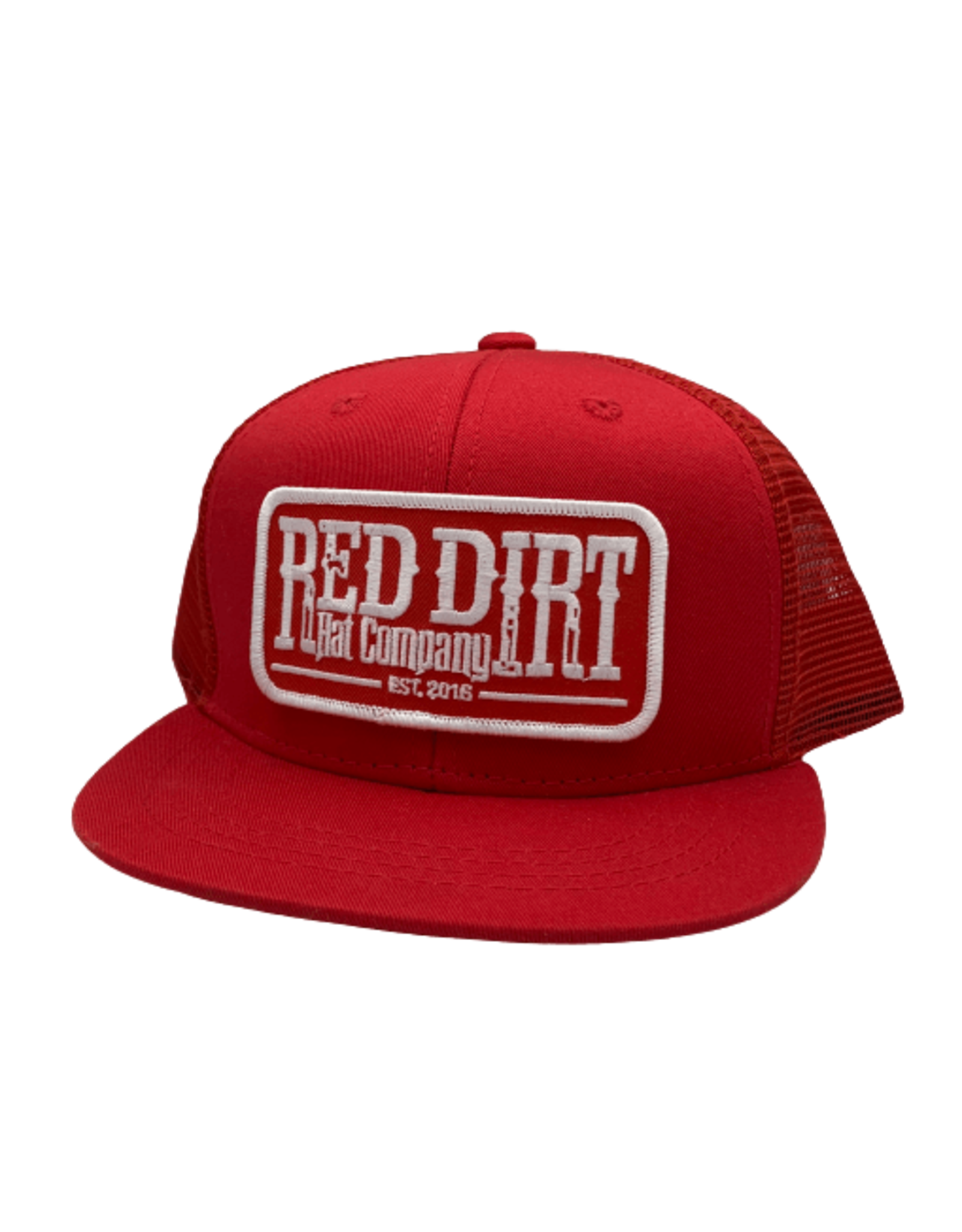 Red Dirt Hat Company Tag Patch Red Youth RDHYC19 Snapback Cap