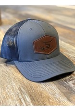 Spin Em Spin Em "Branded II" Leather Patch Cap