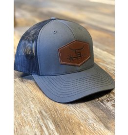 Spin Em Spin Em "Branded II" Leather Patch Cap