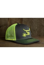 Spin Em Spin Em "Bolt" Safety Yellow/Charcoal Cap