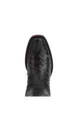 R. Watson Men's Black Full Quill Ostrich RW4000-1 Western Boots
