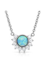 Montana Silversmiths Montana Silversmith NC4764 Horseshoed Opal Necklace