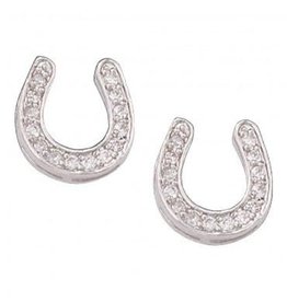 Montana Silversmiths Montana Silversmith ER808 CZ Horseshoe Earrings