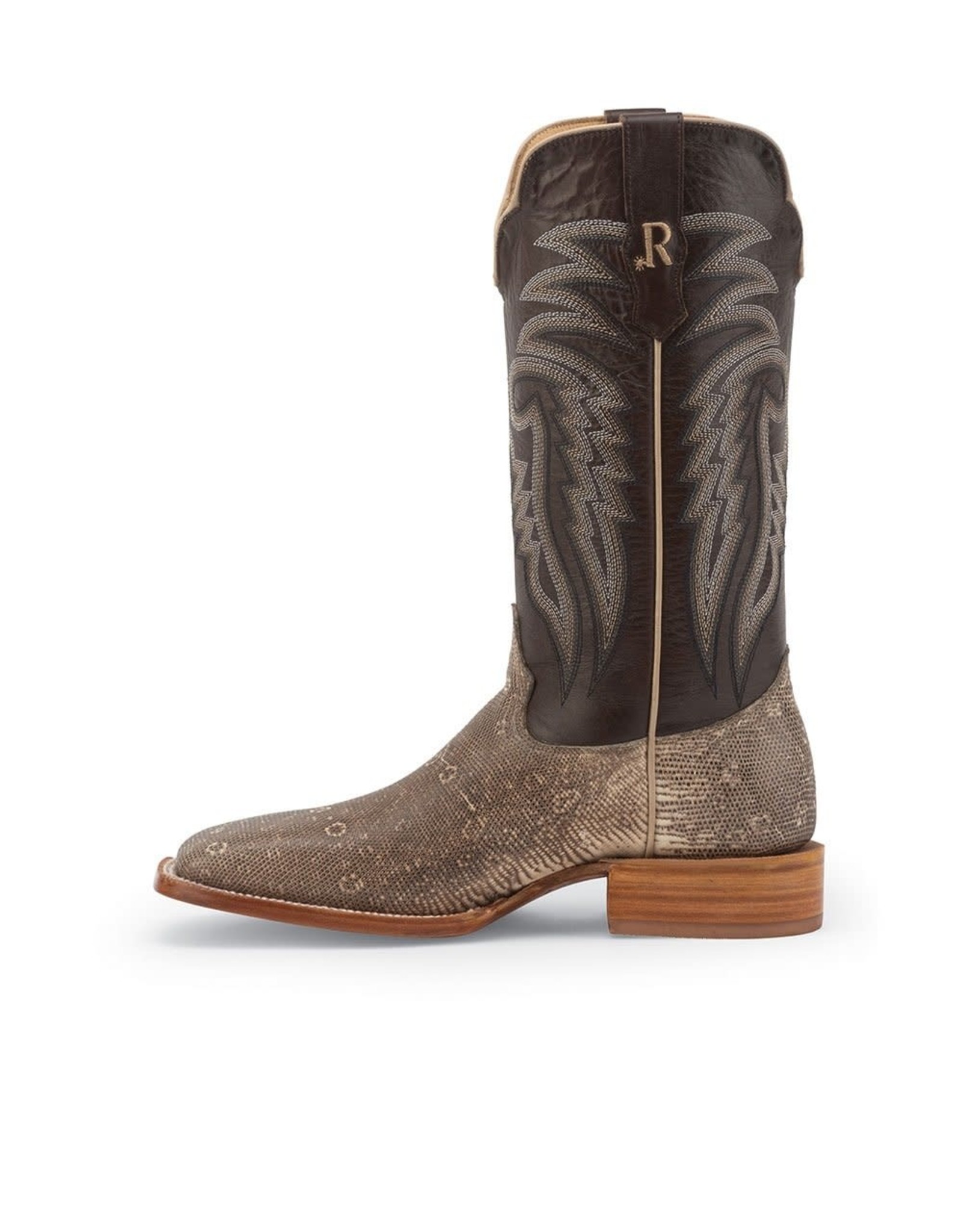 R. Watson Men's Natural Ring Lizard RW7900-2 Exotic Western Boots