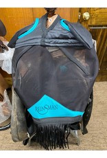 Reinsman Guardian Fly Mask With Ears and Nose F103 Light Blue