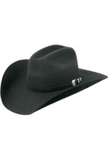 Master Hatters Conroe Black 7X M57794SF7 #60 Authentic Beaver Blend Felt Hat
