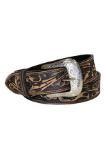 Ranger Ranger Floral Light Tan Tooled KH-1059 Belt