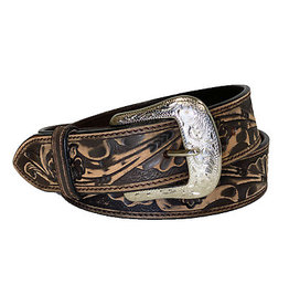 Ranger Ranger Floral Light Tan Tooled KH-1059 Belt