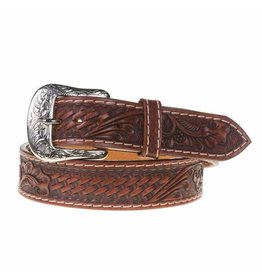 Twisted X Twisted X Cognac Tooled Leaf XB-100 Belt