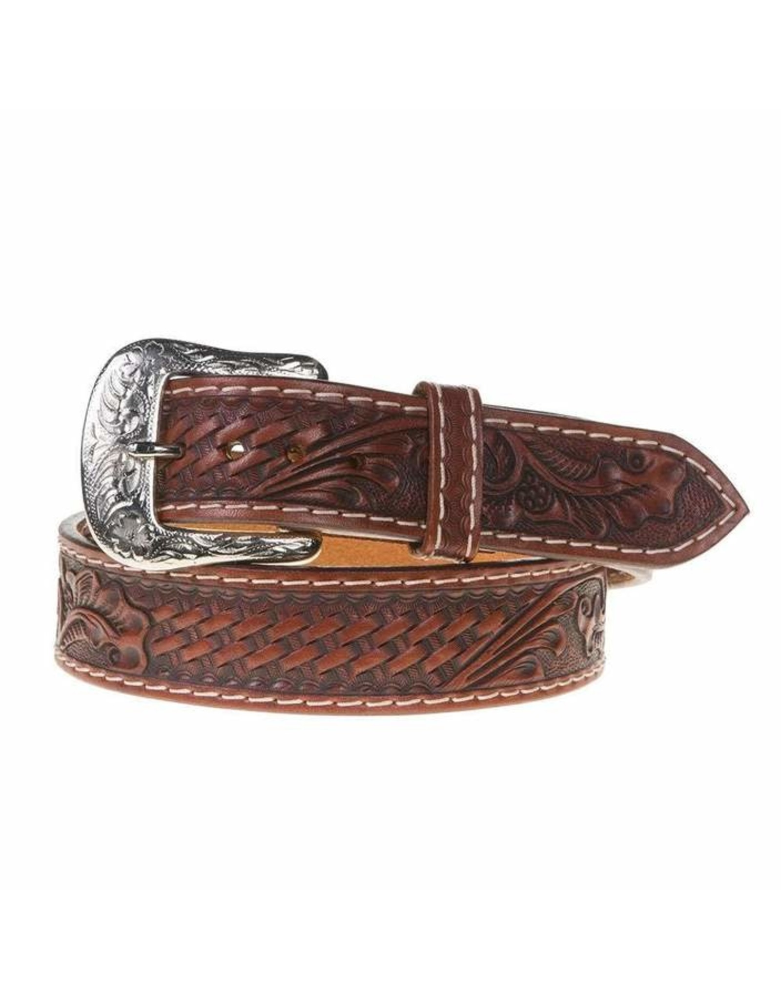 Twisted X Twisted X Cognac Tooled Leaf XB-100 Belt