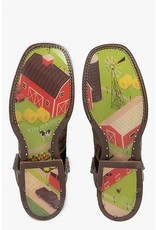 Tin Haul Tin Haul Ladies Furrlicious 14-021-0007-1446 BR with Farm & Ranch Sole Western Boots