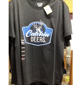 Catchin' Deers Wallhanger Vintage Black CD-GTF2107 T-Shirt