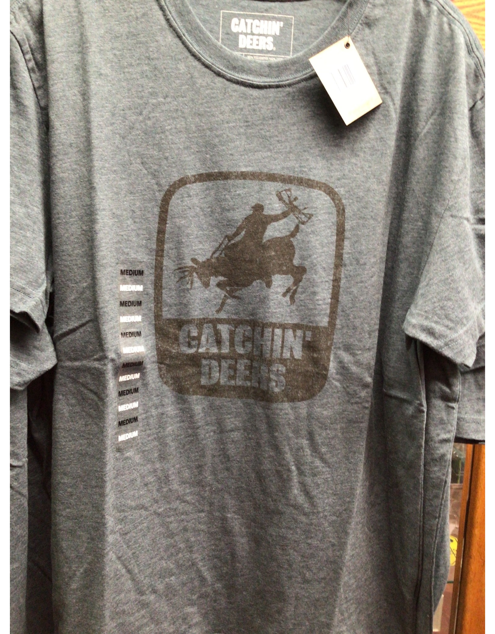 Catchin' Deers Giddy Up Heather Slate CD-GTF2111 T-Shirt
