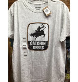 Catchin' Deers Giddy Up Heather White CD-GTF2101 T-Shirt