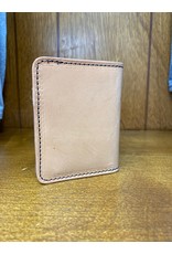 Chase Combs Leather Chase Combs Leather Smooth Tan Branded Leather Bifold Wallet