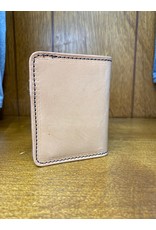 Chase Combs Leather Smooth Tan Branded Leather Bifold Wallet
