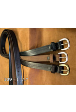 Marc Wolf Marc Wolf Kid's 109B Black Industrial Leather Belt